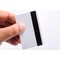 CR 80 Blank ID Cards with Hico Magnetic Stripe, 30 mil, White, Pack of 100